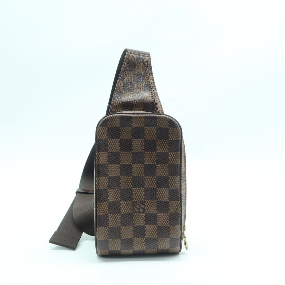 Louis Vuitton Jeronimos Damier Ebene Canvas Cross Body Bag